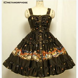 Sewing Lesson Front Open Pinafore JSK by Metamorphose